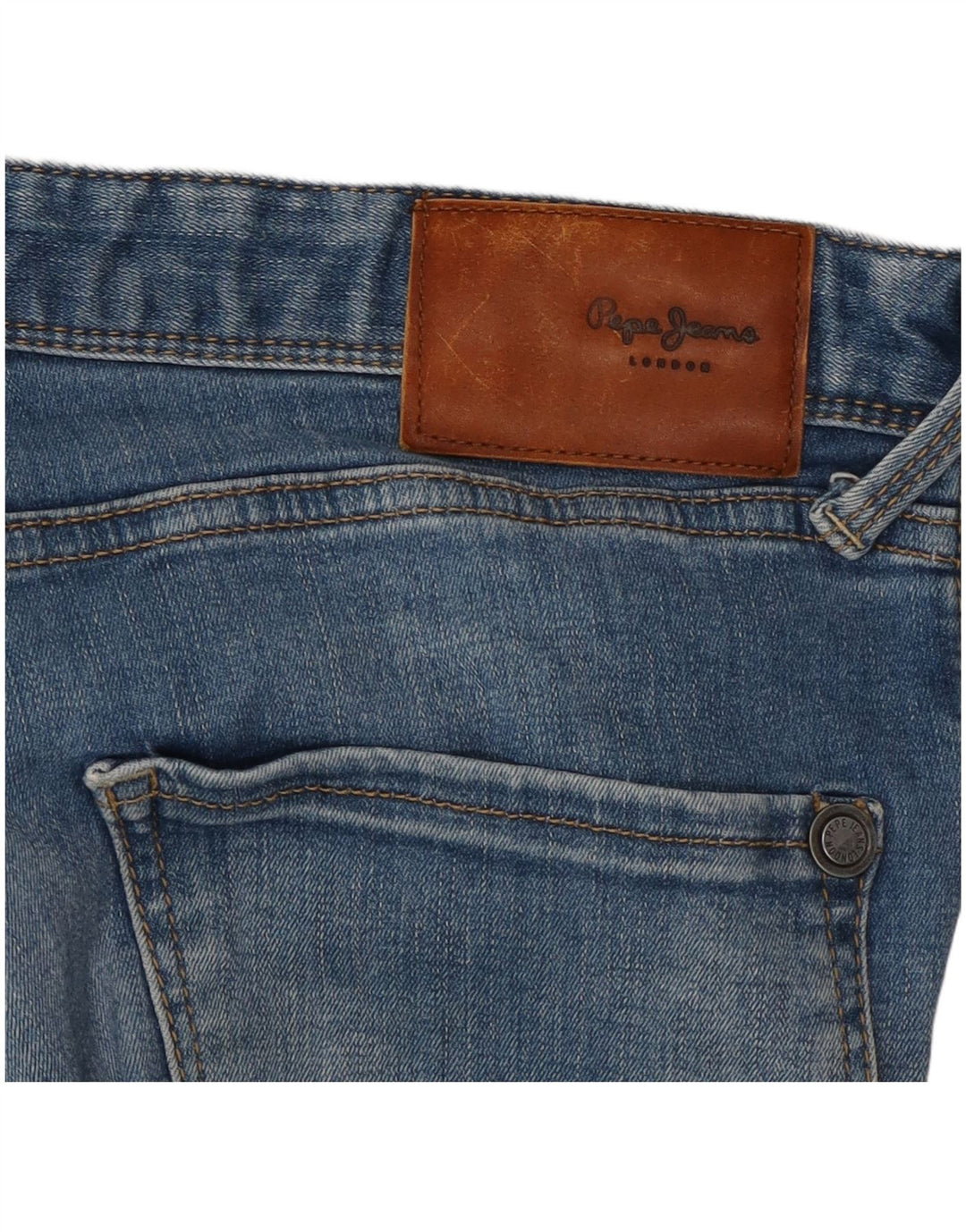 PEPE JEANS Womens Skinny Jeans W32 L32 Blue