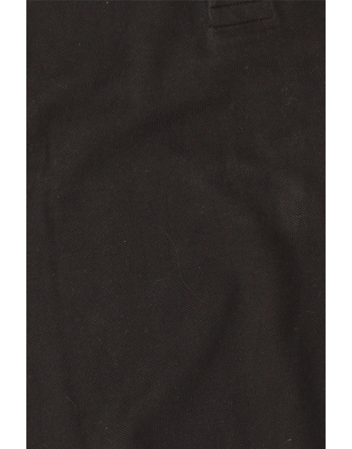 Diadora Mens Polo Shirt Small Black Cotton