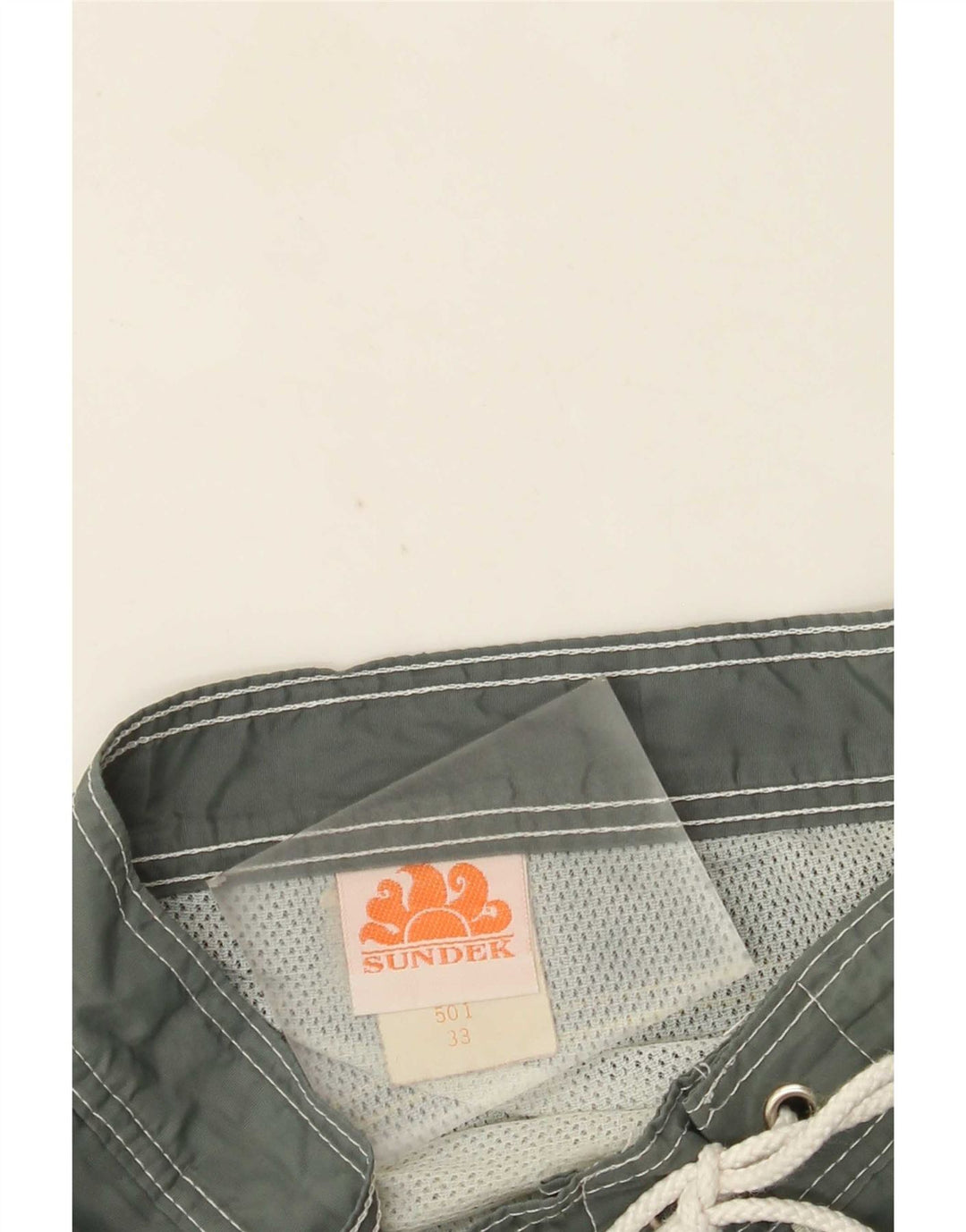 Sundek Mens Swimming Shorts Medium Khaki Nylon