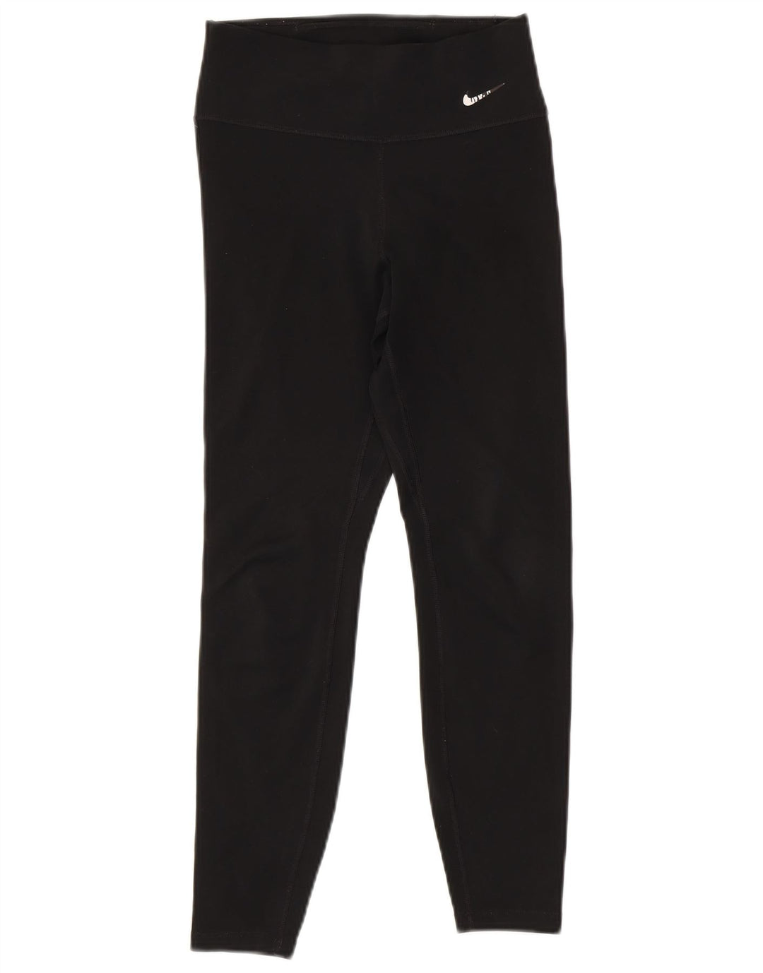 NIKE Womens Dri Fit Graphic Leggings UK 6 XS  Black