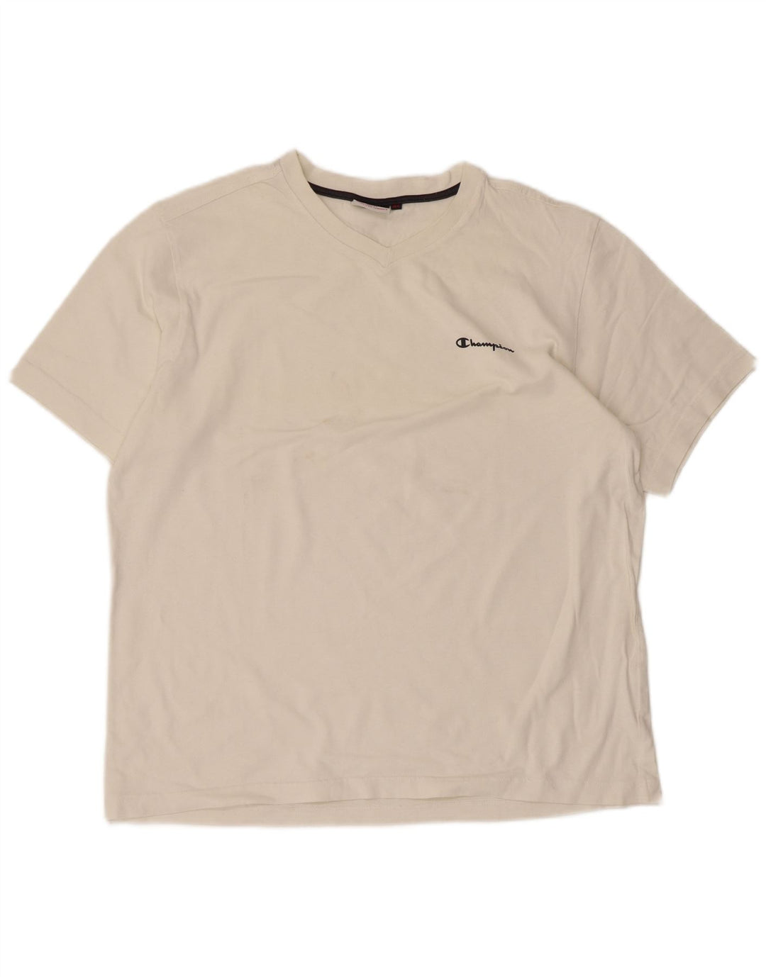 CHAMPION Womens T-Shirt Top UK 18 XL White Cotton