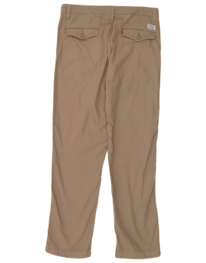 LEVI'S Mens Relaxed Fit Chino Trousers W32 L32 Beige Cotton