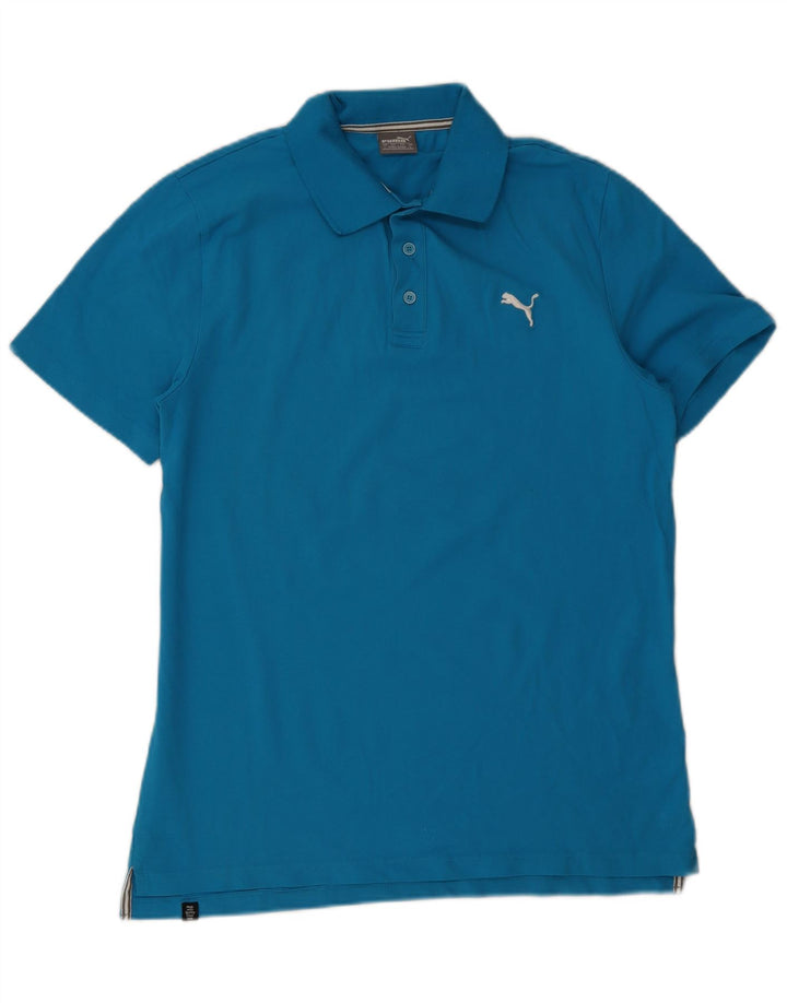 Puma Mens Polo Shirt Large Blue