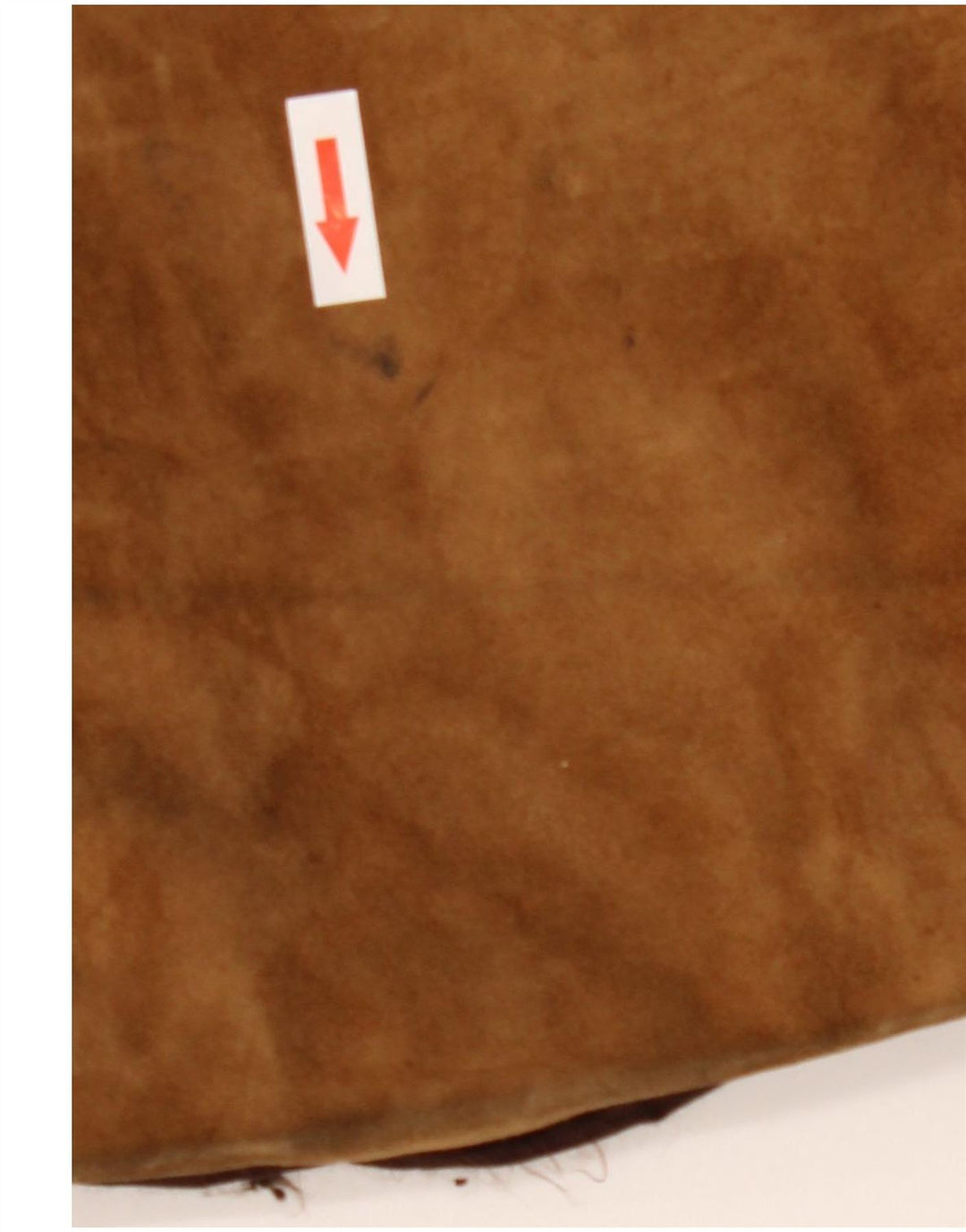 Vintage Womens Suede Jacket UK 12 Medium Brown Colourblock