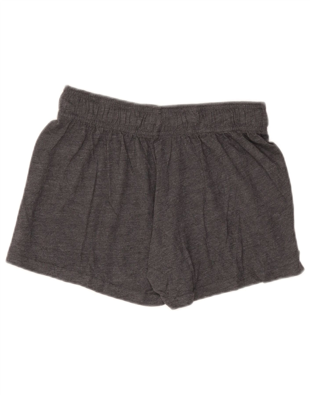 REEBOK Womens Sport Shorts UK 10 Small  Grey Cotton