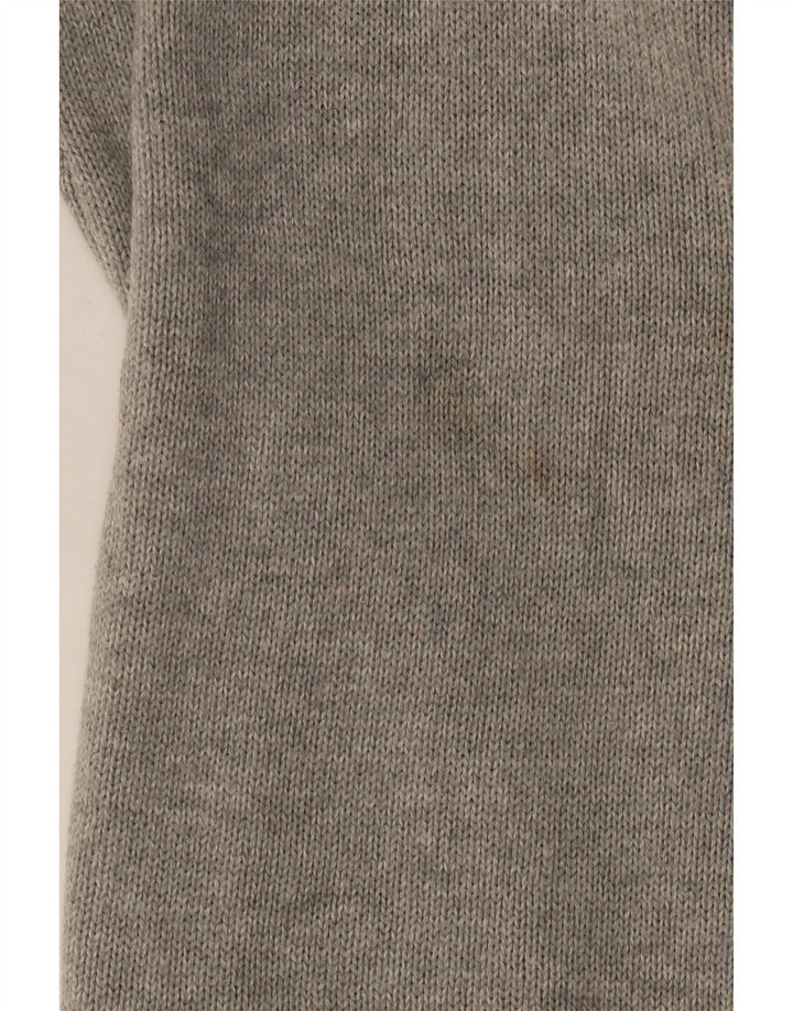 NAUTICA Womens Roll Neck Jumper Sweater UK 20 2XL Grey Cotton