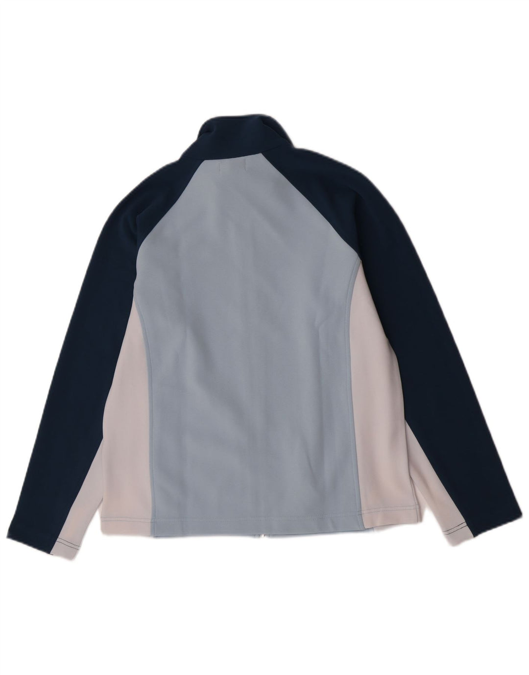 Kappa Womens Tracksuit Top Jacket UK 16 Large Blue Colourblock Polyester