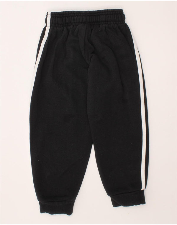 ADIDAS Boys Tracksuit Trousers Joggers 4-5 Years  Black Cotton