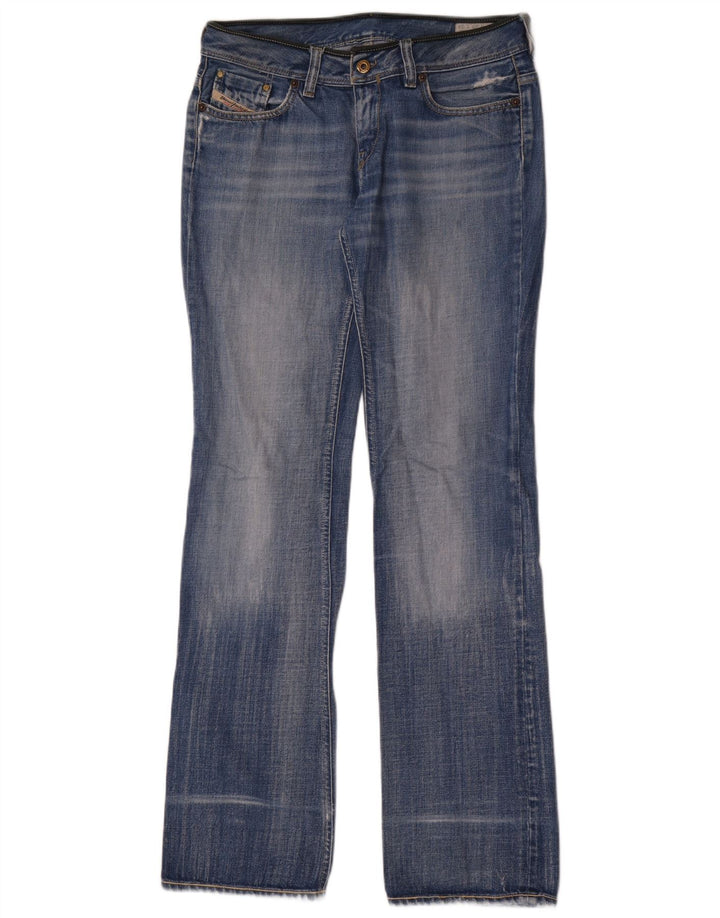 Diesel Womens BEBEL Bootcut Jeans W30 L34 Blue Cotton