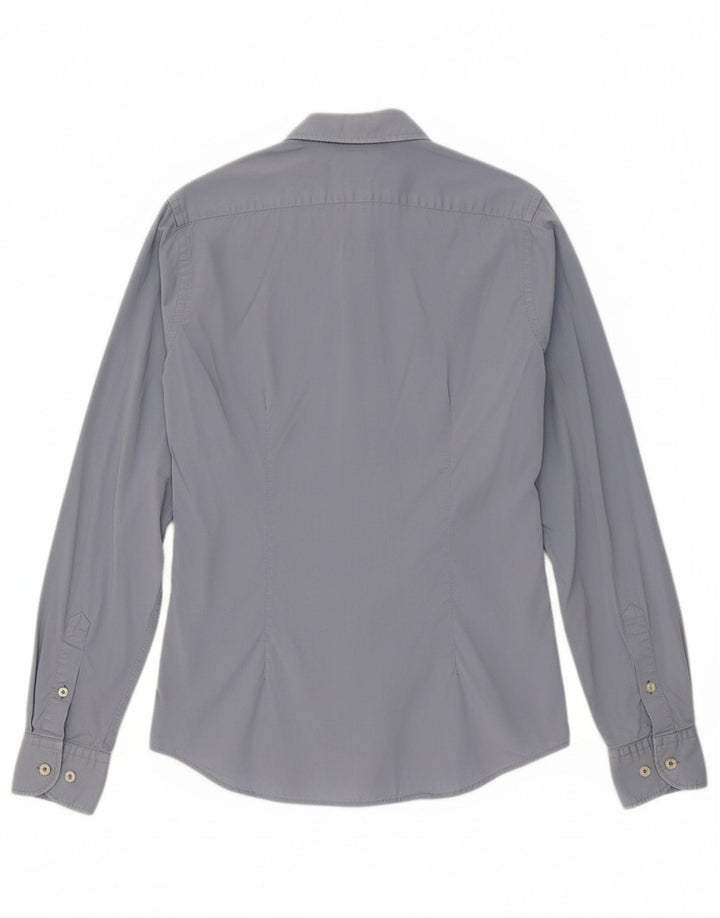 GAS Mens Shirt Small Grey Cotton