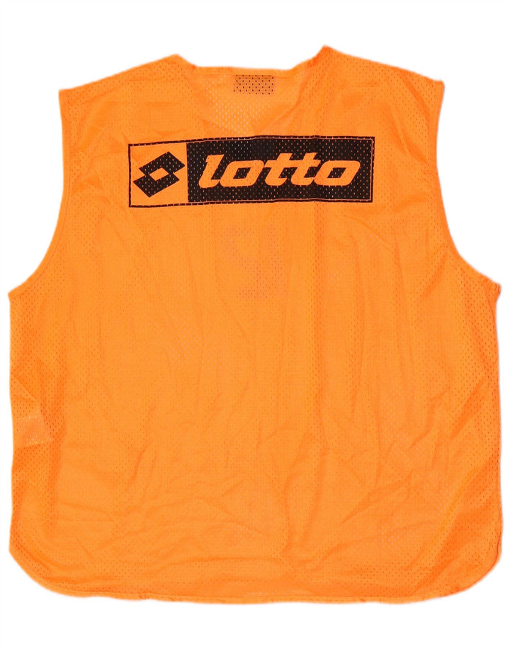 Lotto Mens Graphic Vest Top XL Orange Polyester