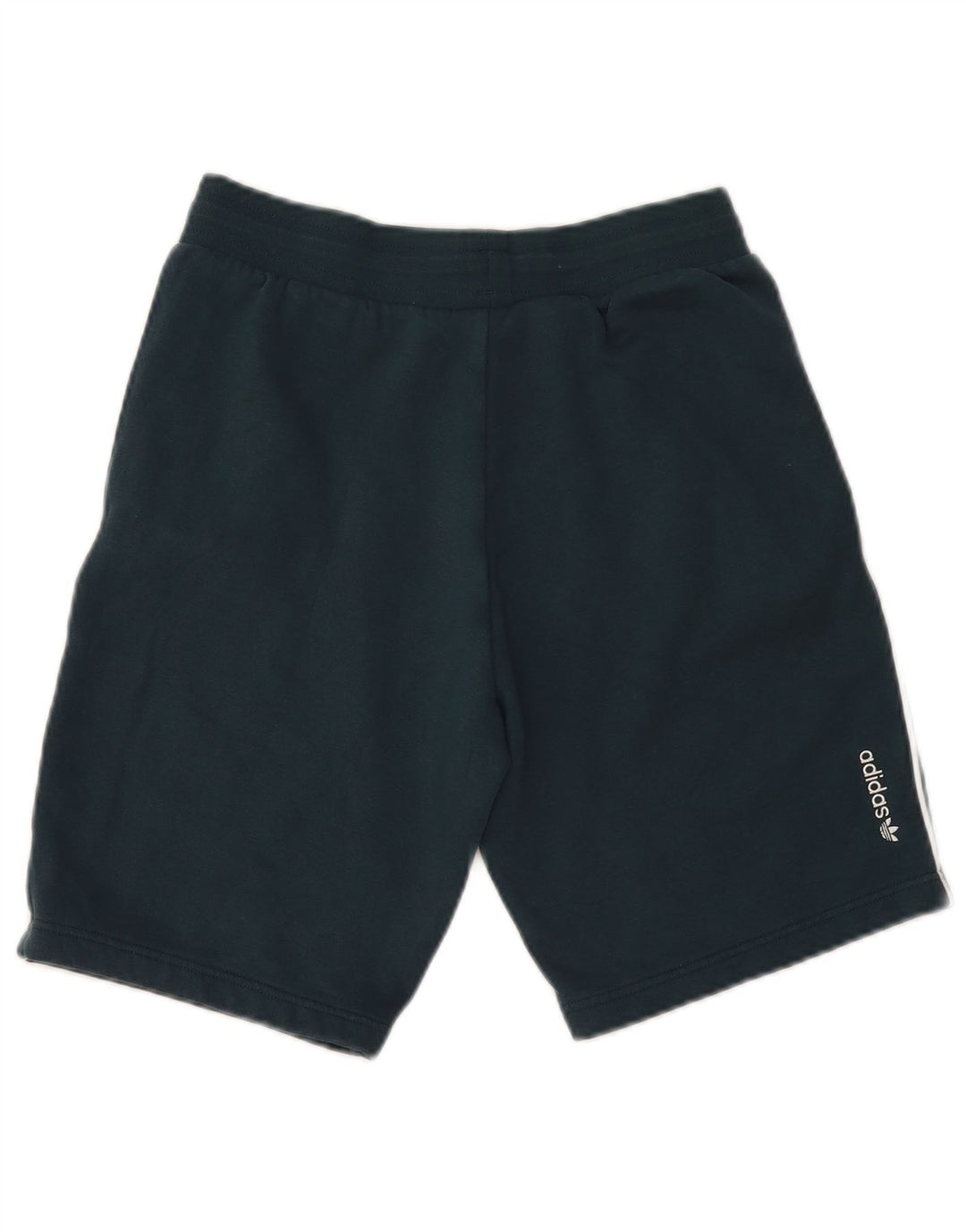 ADIDAS Boys Sport Shorts 13-14 Years Green Polyester