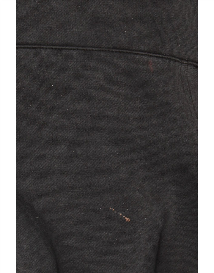 NIKE Mens Tall Hoodie Jumper Medium Black Cotton