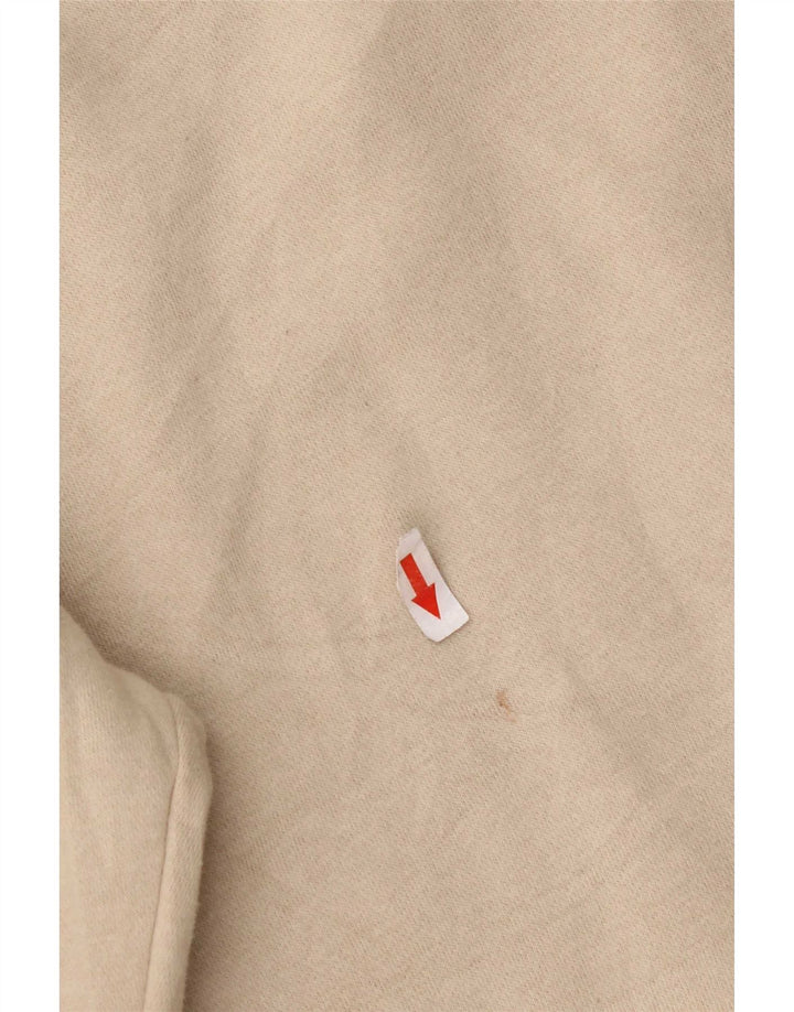 Nike Mens Sweatshirt Jumper Large Beige Cotton