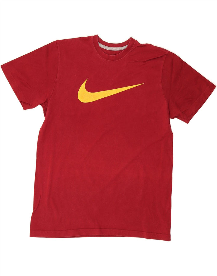 NIKE Mens Regular Fit Graphic T-Shirt Top Large Red Vintage Nike and Second-Hand Nike from Messina Hembry 