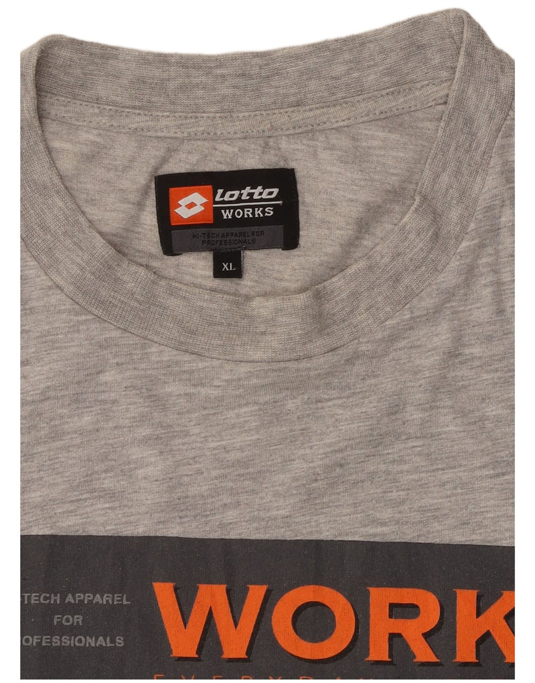LOTTO Mens Graphic T-Shirt Top XL Grey