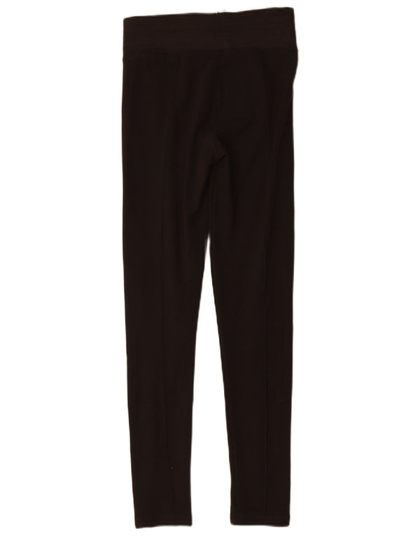 Zara Womens Leggings UK 12 Medium Brown