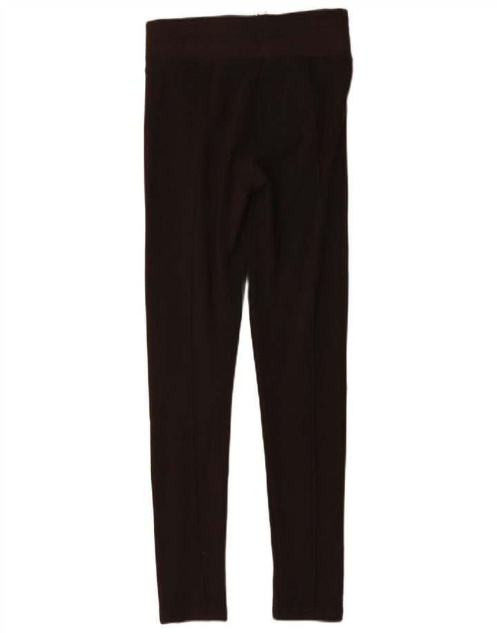 Zara Womens Leggings UK 12 Medium Brown