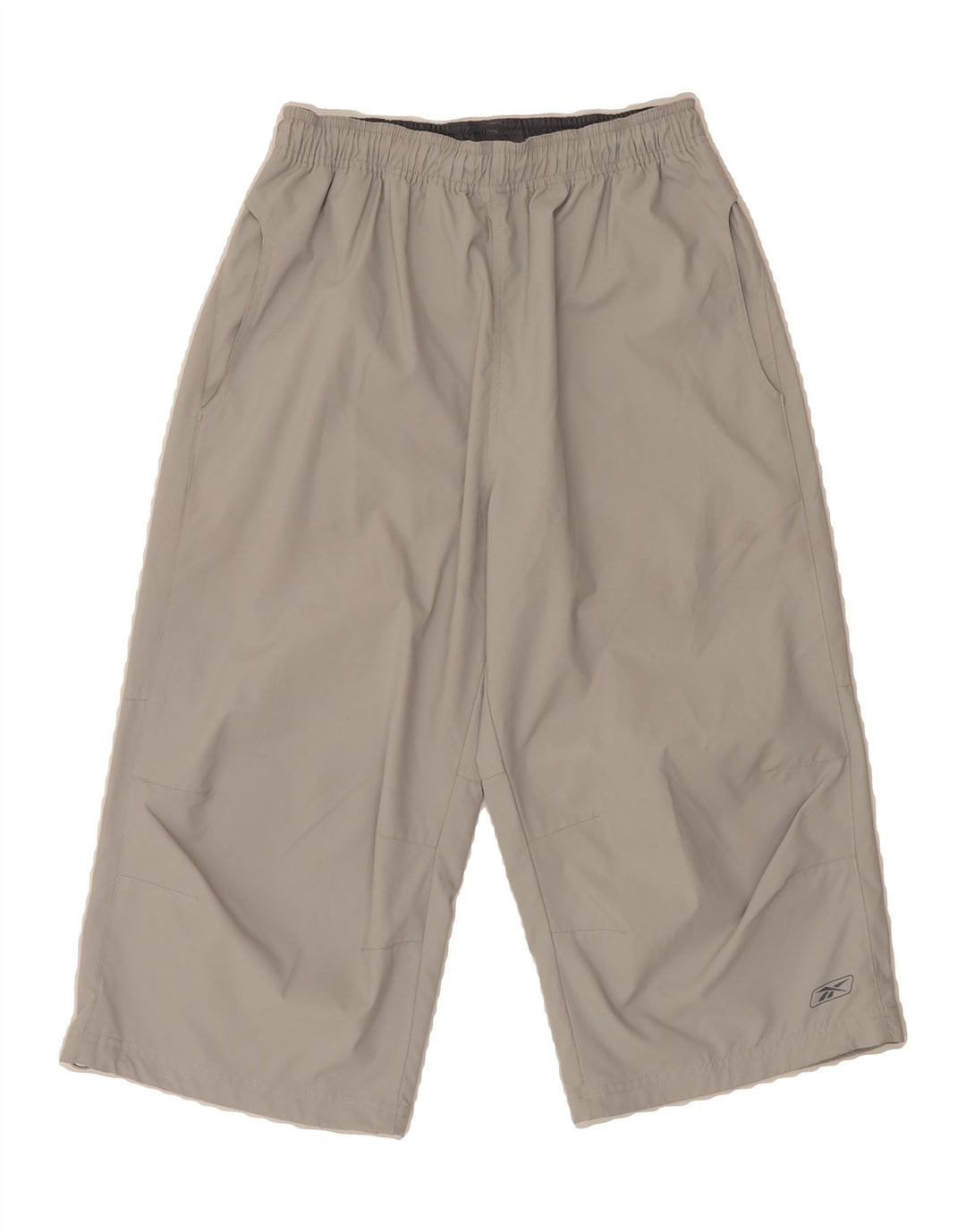 REEBOK Mens Capri Tracksuit Trousers Small Grey Polyester Vintage Reebok and Second-Hand Reebok from Messina Hembry 