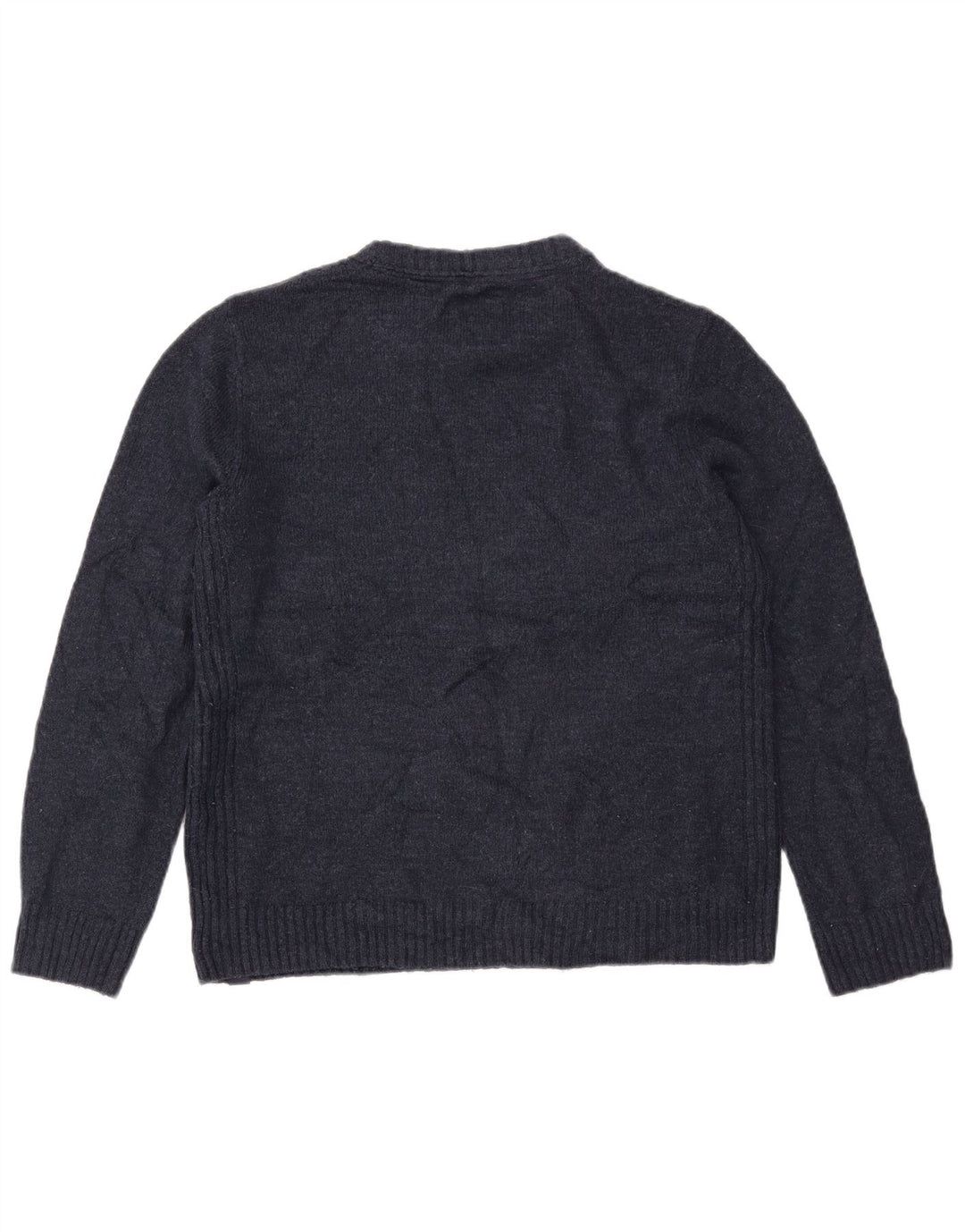 FAT FACE Womens Oversized Crew Neck Jumper Sweater UK 10 Small Navy Blue