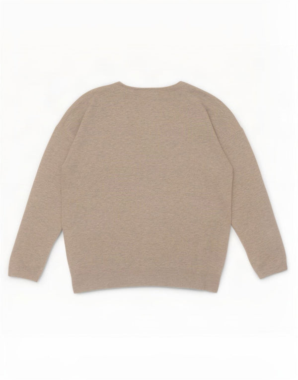Zara Girls Boat Neck Jumper Sweater 11-12 Years Grey