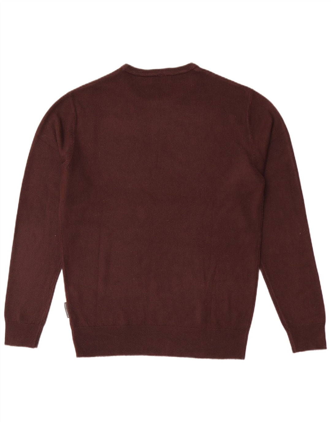 French Connection Mens Regular Fit Crew Neck Jumper Sweater Medium Maroon