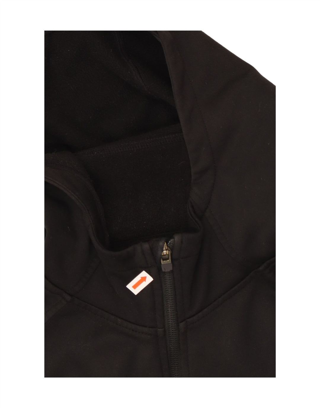 Nike Womens Zip Hoodie Sweater UK 10 Small Black Polyester