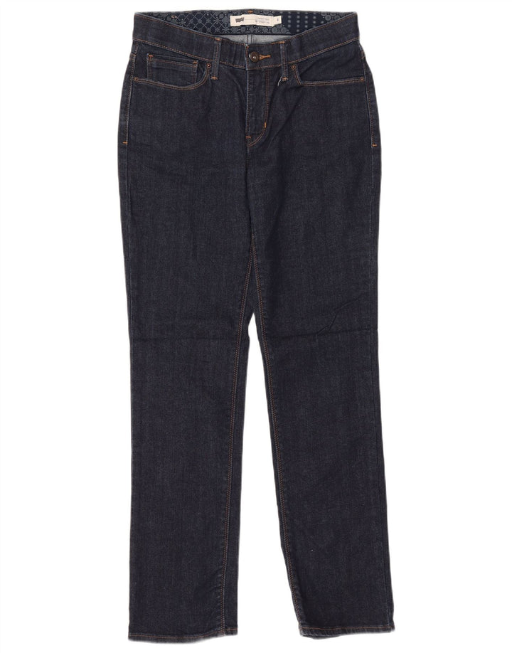 Levi's Womens Straight Jeans US 6 Medium W28 L30 Navy Blue Cotton