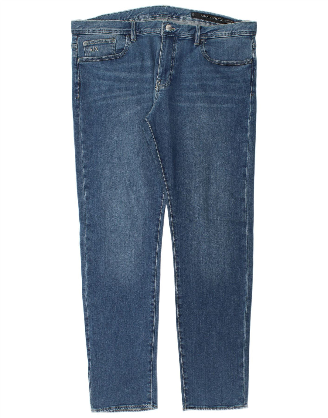 ARMANI EXCHANGE Mens Slim Jeans W36 L32  Blue Cotton