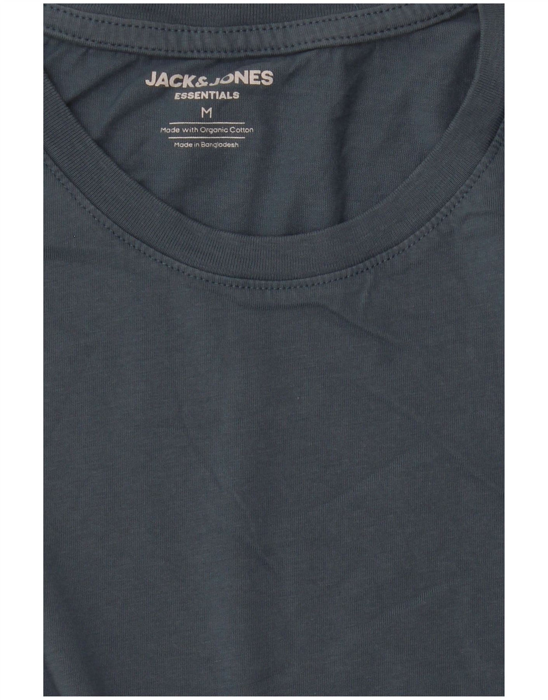 Jack & Jones Mens T-Shirt Top Medium Blue Cotton