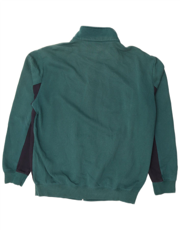 Champion Mens Tracksuit Top Jacket 2XL Green Colourblock