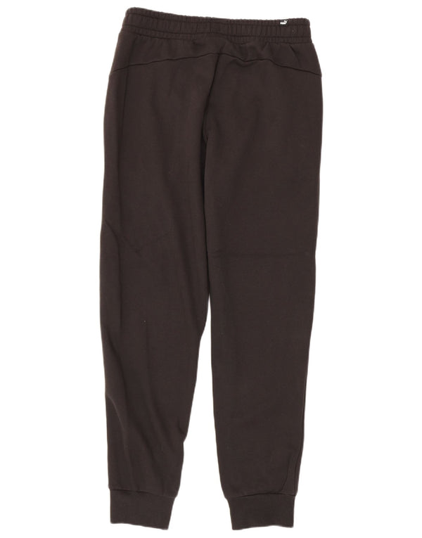 Puma Mens Graphic Tracksuit Trousers Joggers Medium Black Cotton