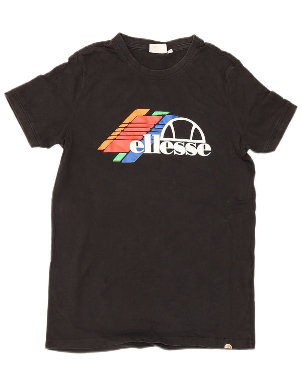Ellesse Boys Graphic T-Shirt Top 13-14 Years Black