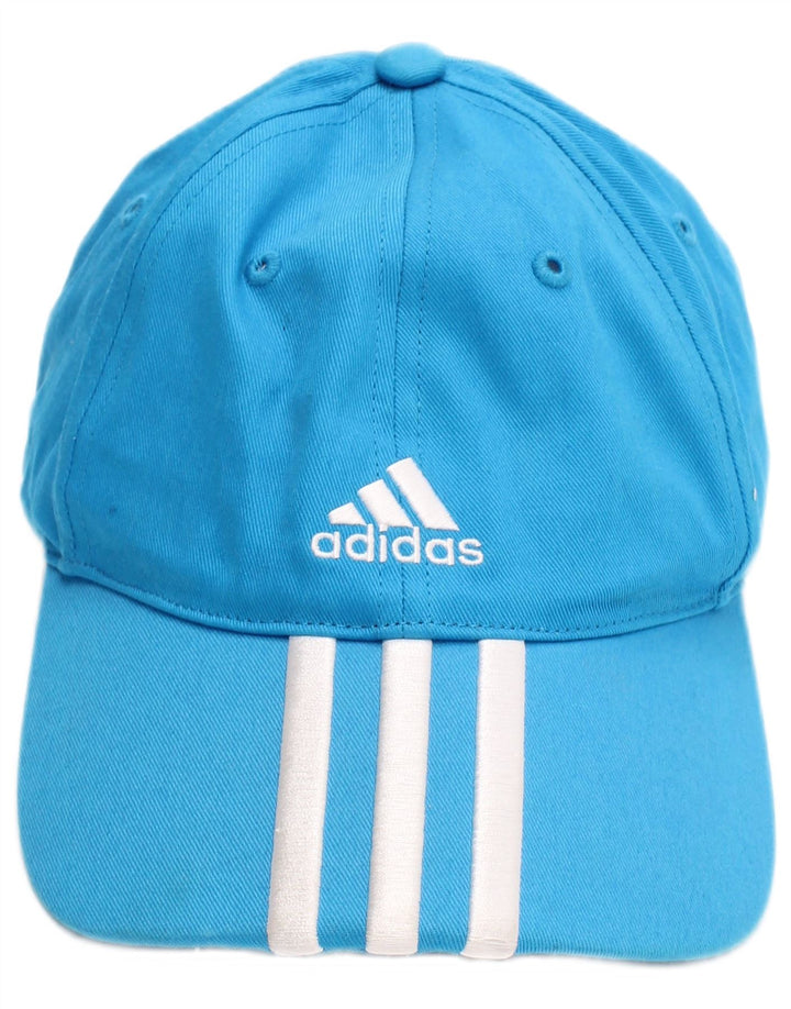 Adidas Boys Graphic Baseball Cap One Size Blue Cotton