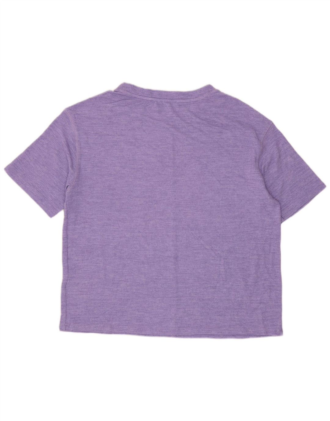 MARKS & SPENCER Womens T-Shirt Top UK 12 Medium Purple Viscose
