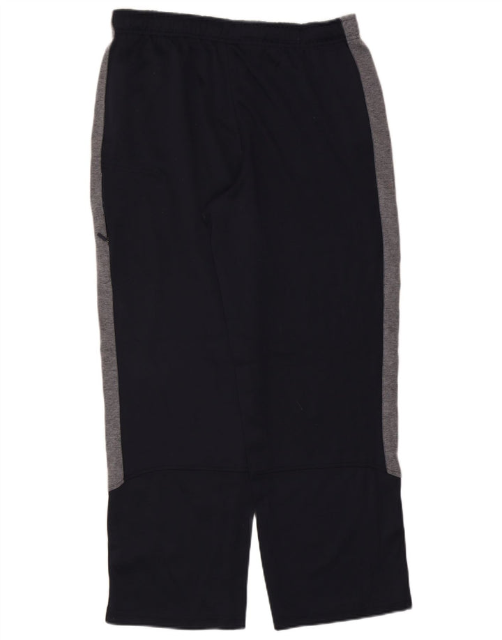 RUSSELL ATHLETIC Mens Tracksuit Trousers Medium  Navy Blue Colourblock