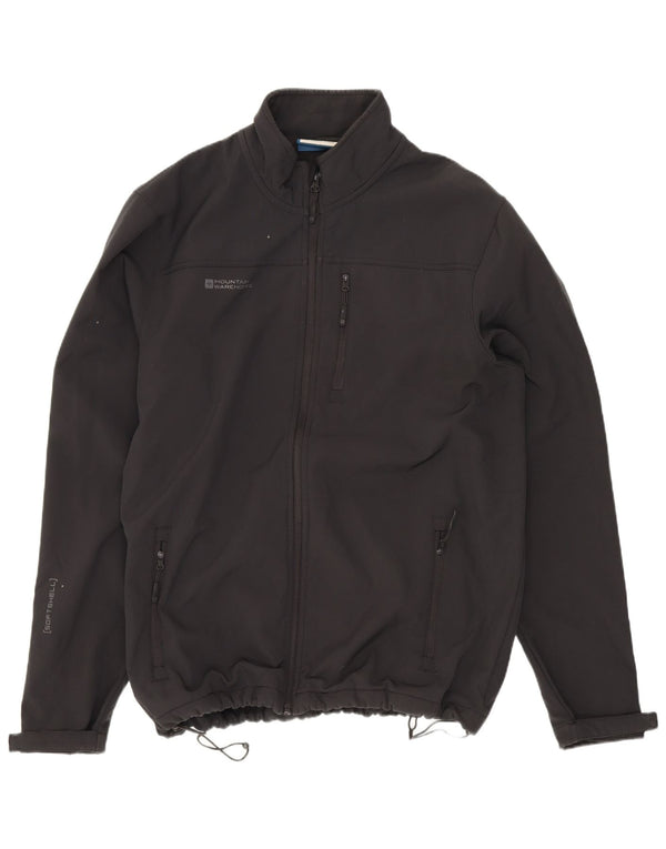 Mountain Warehouse Mens Windbreaker Jacket UK 40 Large Black Polyester