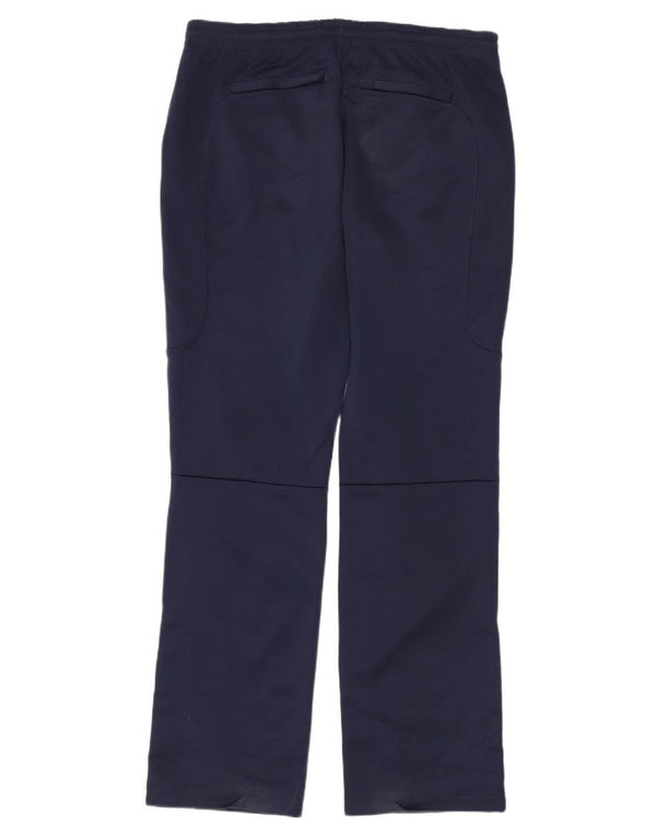 Kappa Mens Tracksuit Trousers Medium Navy Blue Polyester