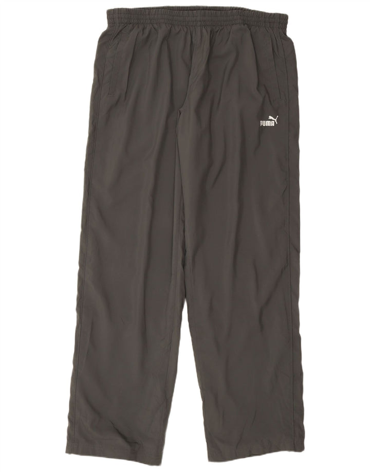 PUMA Mens Tracksuit Trousers 2XL Grey Polyester