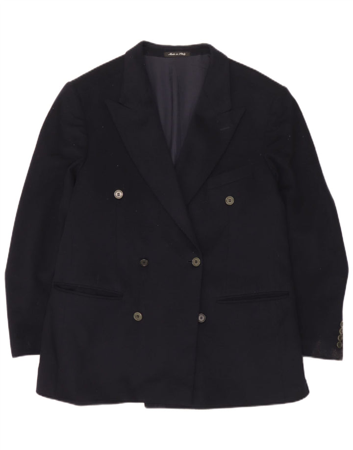 Ing Loro Piona & Co. Mens Blazer Jacket UK 38 Medium Navy Blue