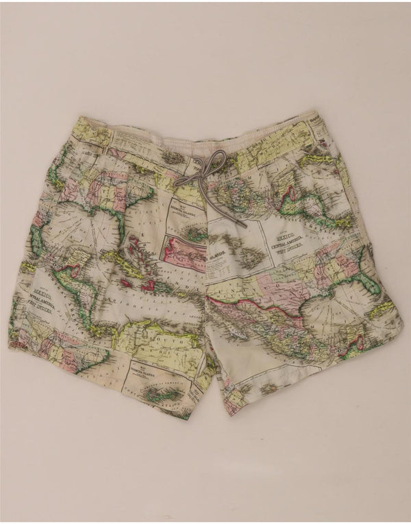 Saint Barth Mens Abstract Pattern Swimming Shorts 2XL Multicoloured