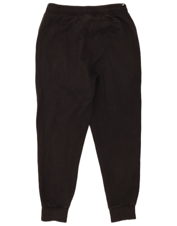Puma Mens Tracksuit Trousers Joggers Large  Black Cotton