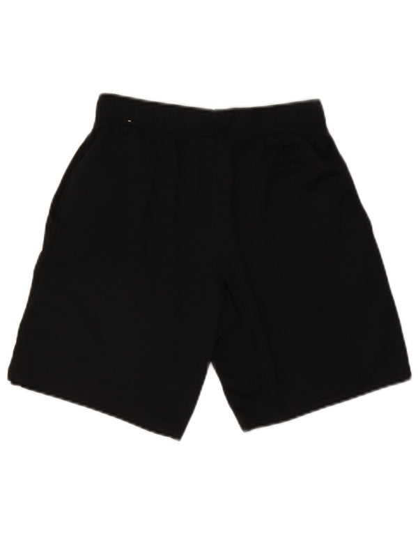 Nike Boys Dri Fit Graphic Sport Shorts 12-13 Years Large Black Polyester