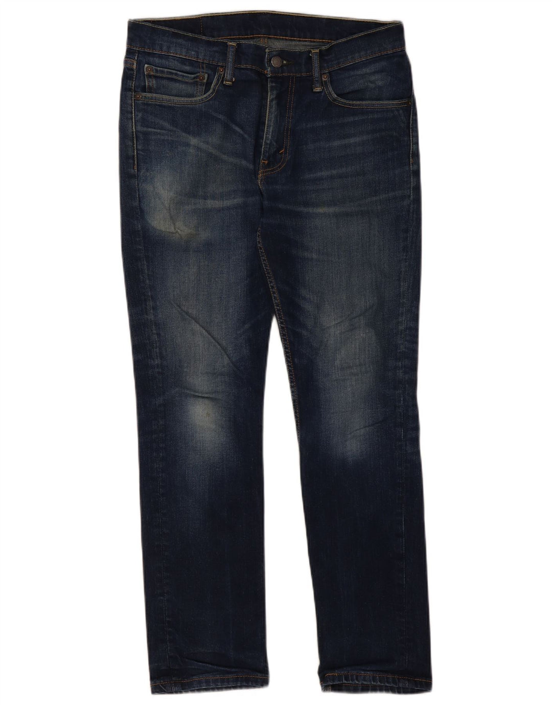 Levi's Womens 511 Slim Jeans W32 L30 Navy Blue Cotton