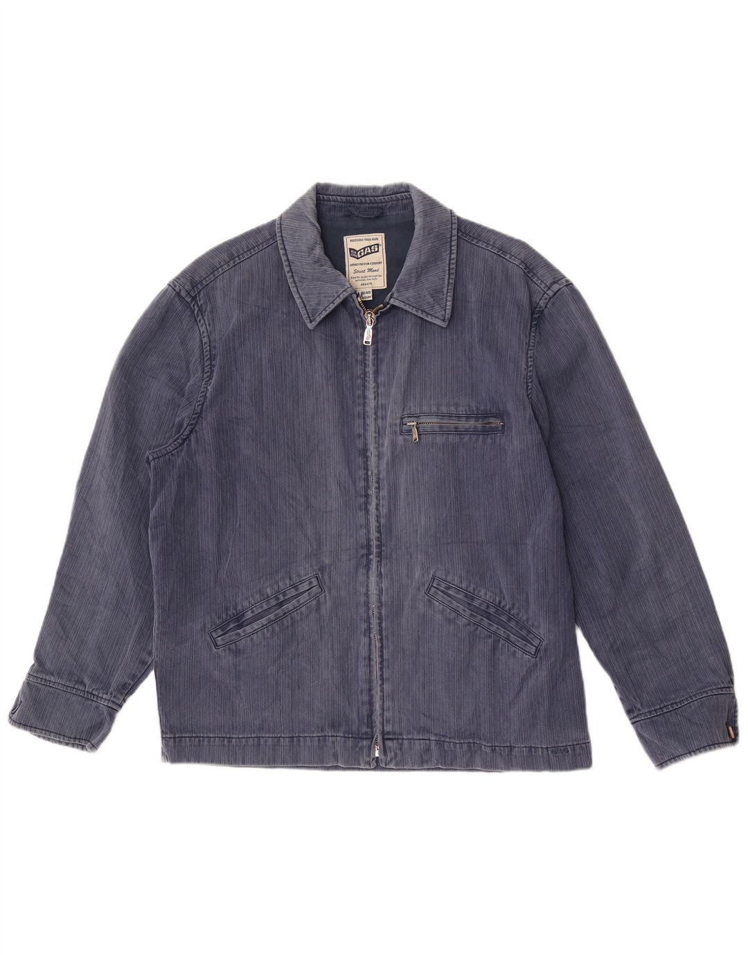Gas Mens Utility Jacket UK 38 Medium Blue