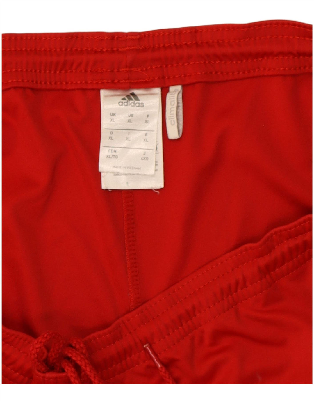 Adidas Mens Climalite Sport Shorts XL Red Polyester