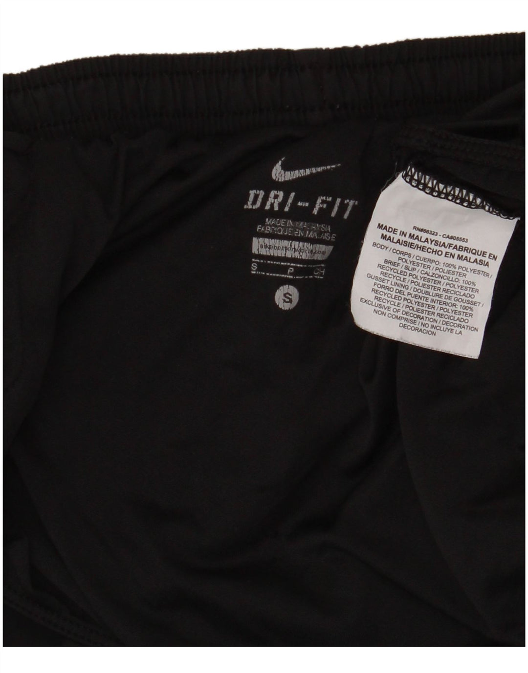 Nike Womens Dri Fit Sport Shorts UK 8 Small Black Polyester