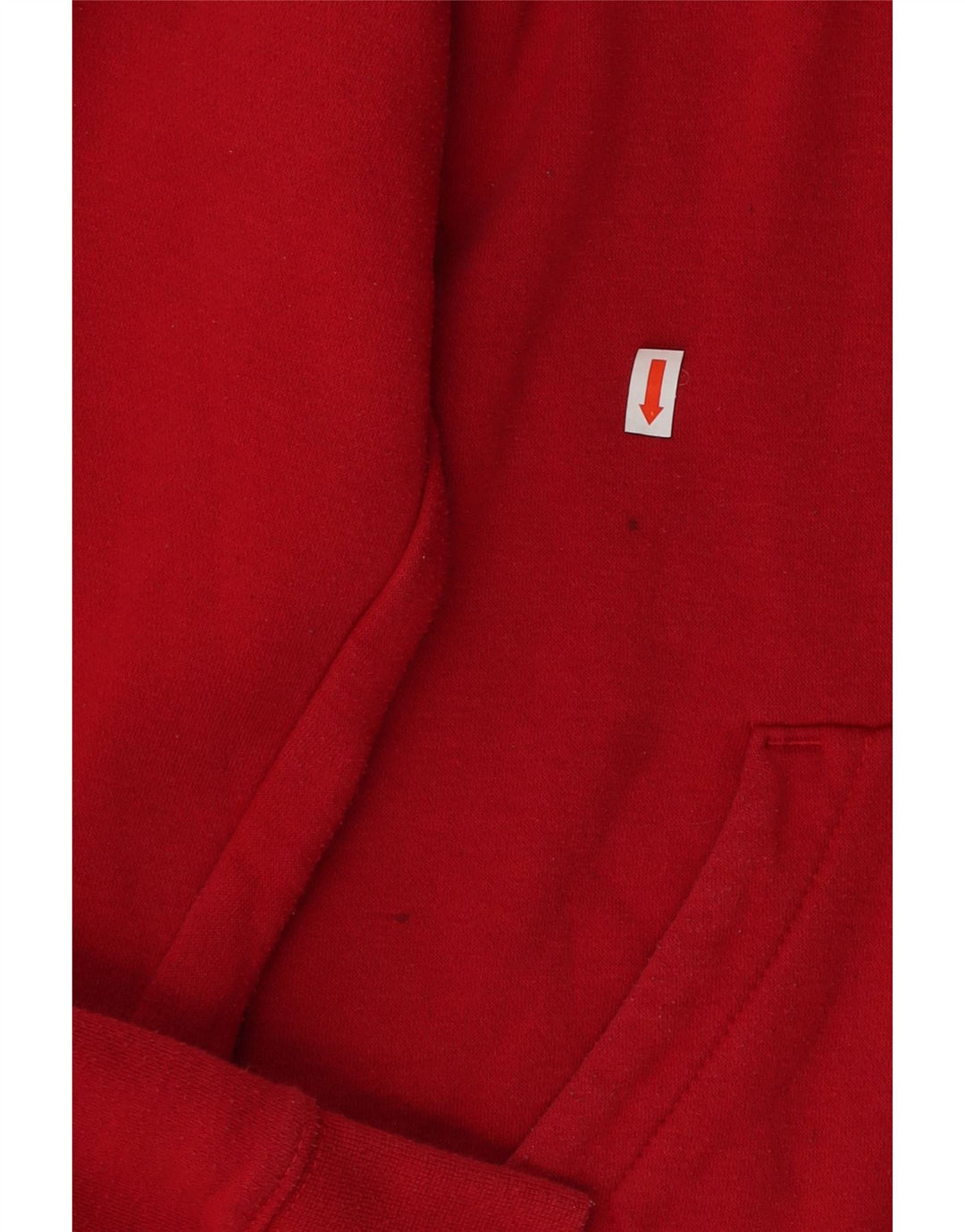 JORDAN Boys Hoodie Jumper 12-13 Years Large Red Cotton