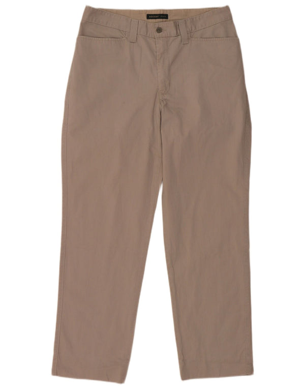 Dockers Mens Khakis Regular Fit Chino Trousers W34 L29 Grey Cotton