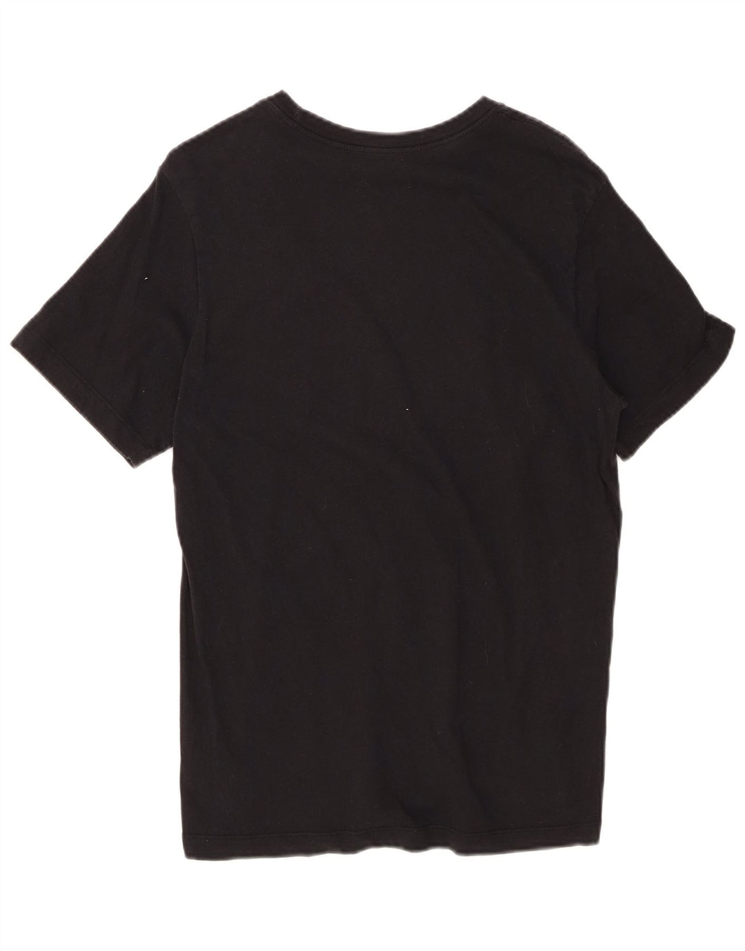 NIKE Mens T-Shirt Top Medium Black Cotton
